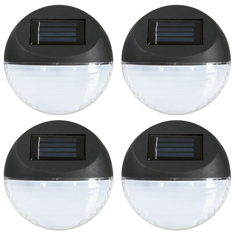 Solar Lights ? Outdoor Rechargeable Battery Powered LED Exterior Lighting with Auto On for Home, Patio, Deck and Driveway by Pure Garden (Set of 4) Solar Lights ? Outdoor Rechargeable Battery Powered LED Exterior Lighting with Auto On for Home, Patio, Deck and Driveway by Pure Garden (Set of 4)