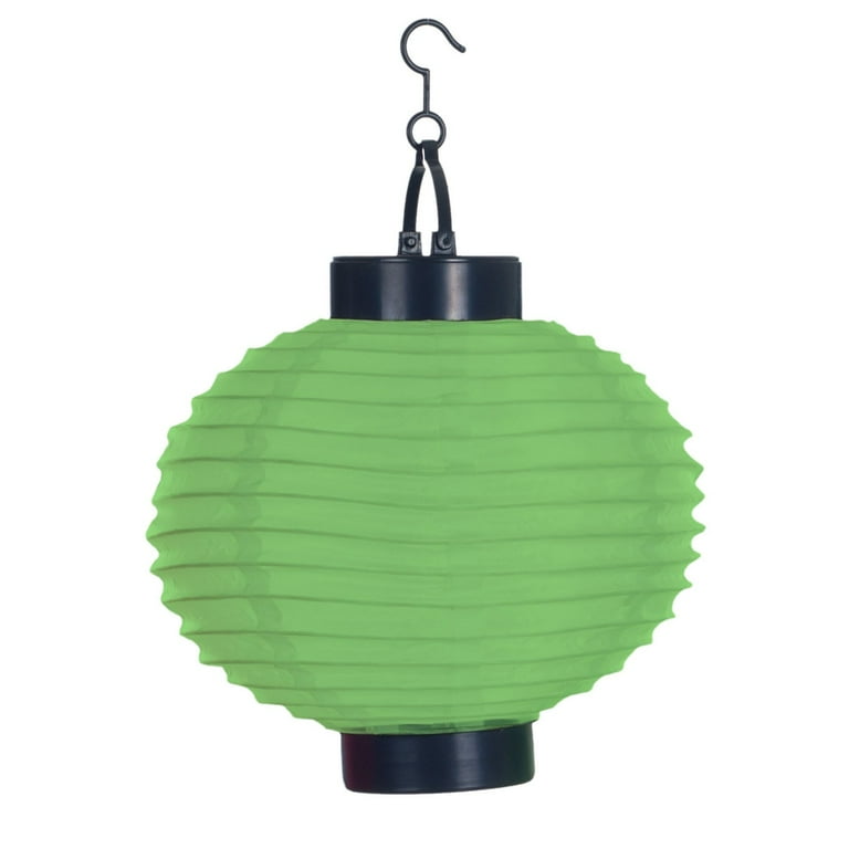 Pure Garden Outdoor Solar Chinese Lanterns, LED, Set of 4 Pure Garden Outdoor Solar Chinese Lanterns, LED, Set of 4