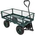 thumbnail image 1 of Pure Garden Wagon Cart with 650lb Capacity and Removable Sides (Green), 1 of 6