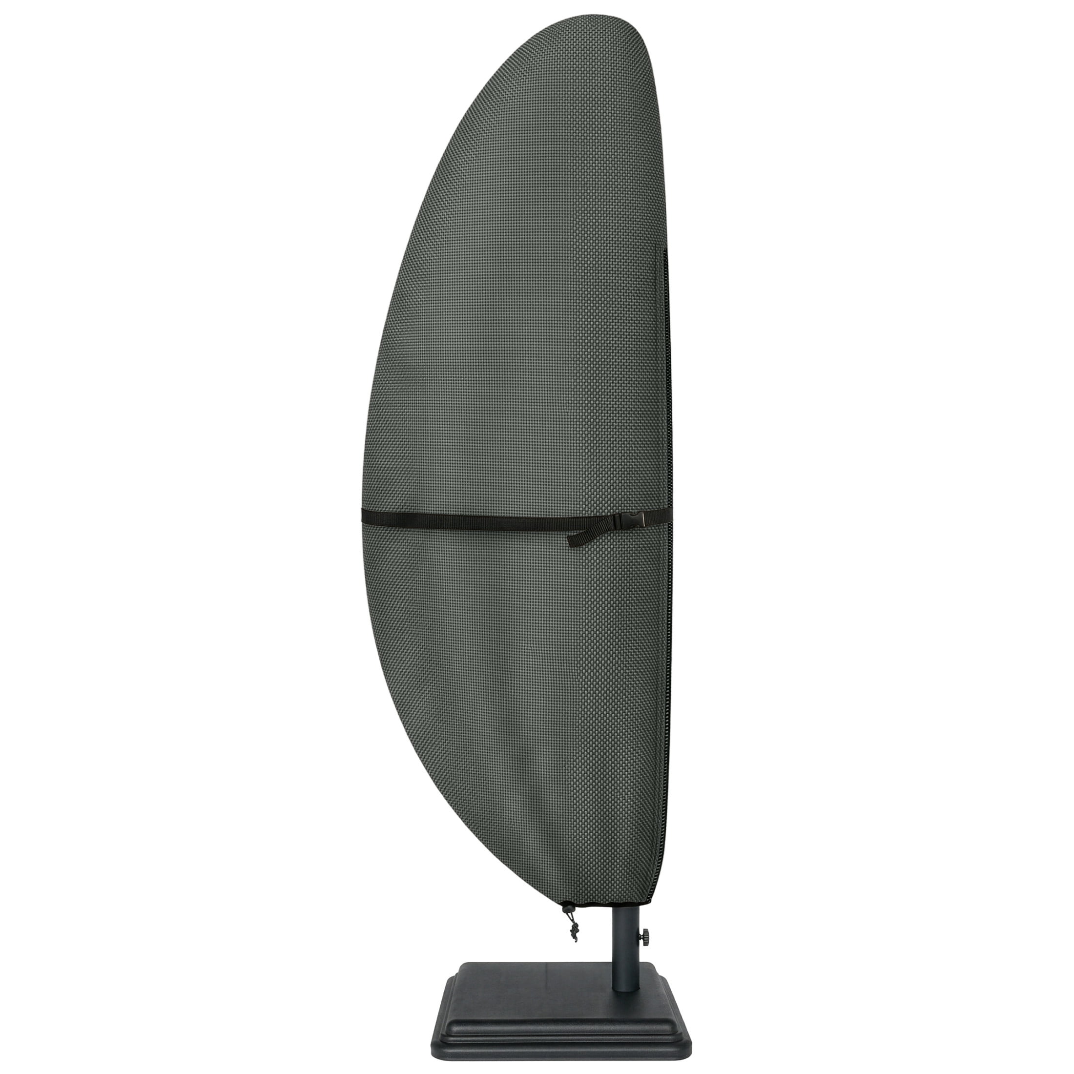 Pure Garden Waterproof 14ft Round or 12ft Square Offset Cantilever Umbrella Cover, Gray