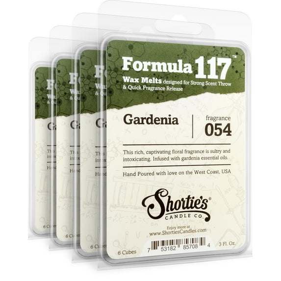 Pure Gardenia Wax Melts Bulk Pack - Highly Scented + Essential & Natural Oils - Shortie's Candle Company