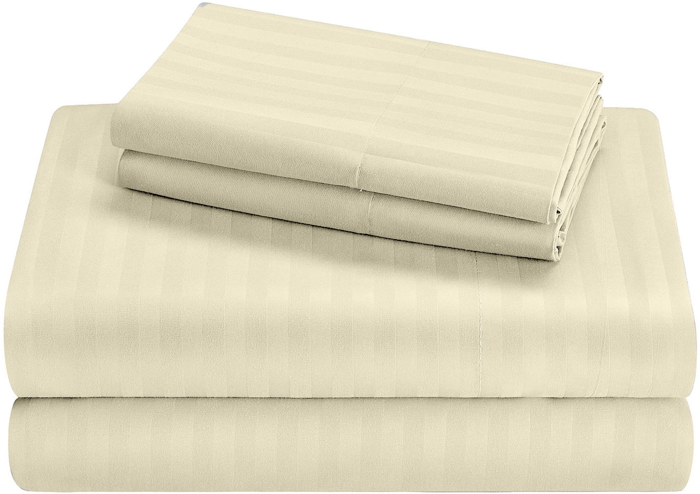 Sheets King Pattern Spring Pure Giza Cotton (Split King Size) Striped Pattern Bed Sheets Set- 300 ...