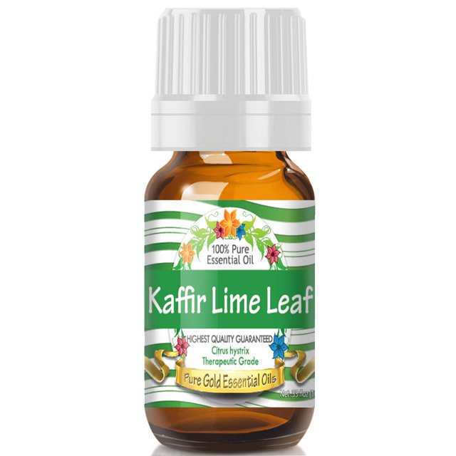 Pure Gold Essential Oils Kaffir Lime Essential Oil 0.33 Fluid