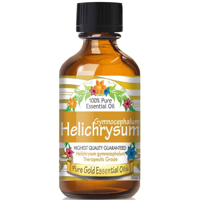 Pure Gold Helichrysum Gymnocephalum Essential Oil, 100% Natural & Undiluted, 60ml