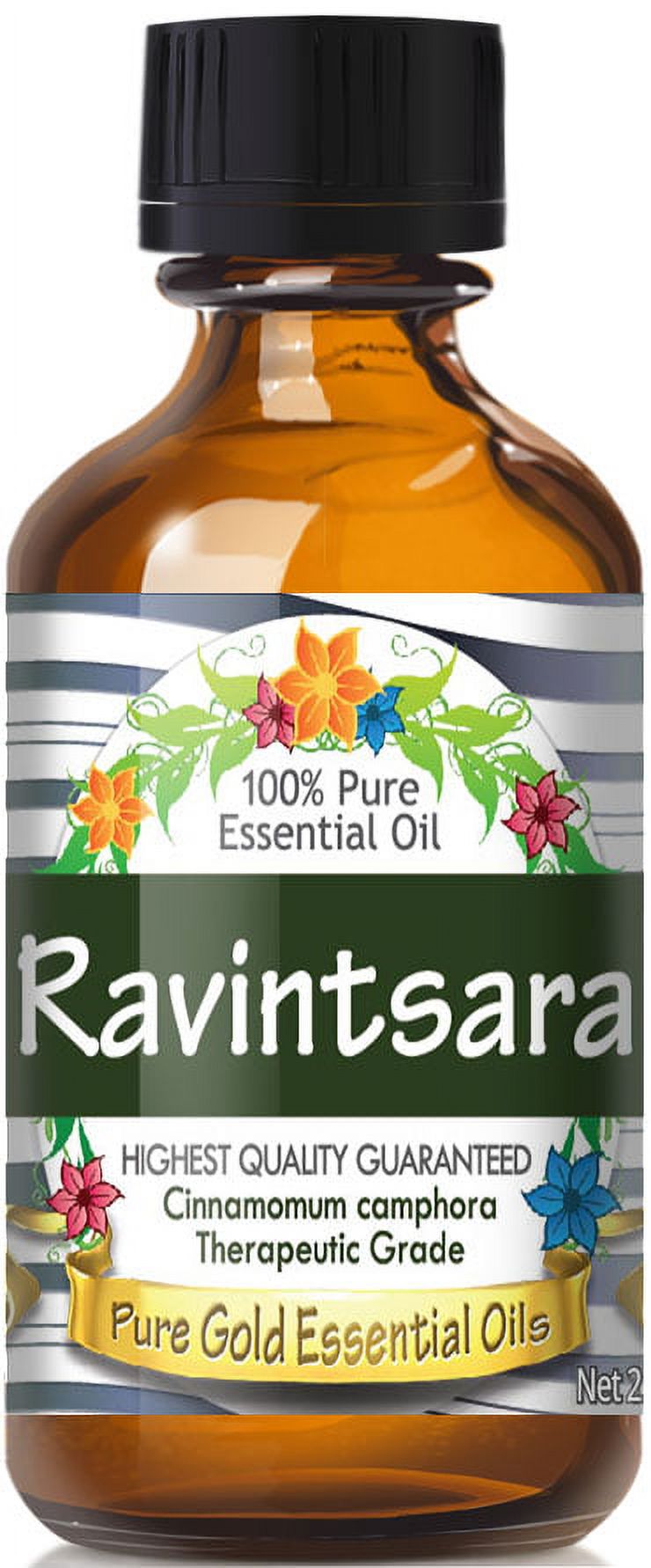 Pure Gold Ravintsara Essential Oil, 100 Natural & Undiluted, 60ml