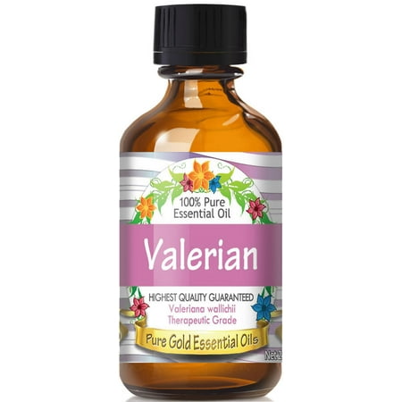 Pure Gold Valerian Essential Oil, 100% Natural & Undiluted, 60ml