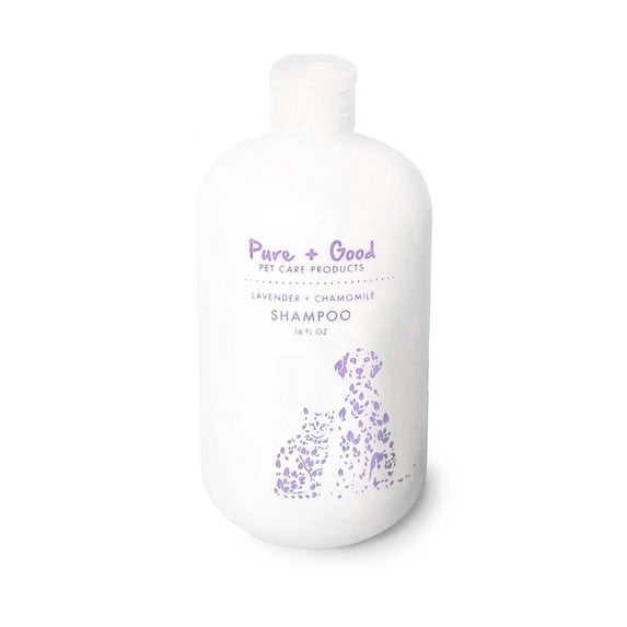Pure + Good Pet Sandalwood + Coconut Shampoo & Conditioner Set for Dogs & Cats, 16 oz Bottles