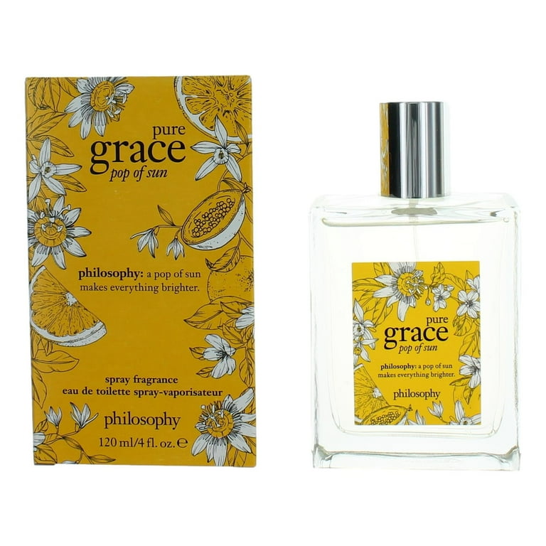Pure Grace Pop Of Sun Eau De Toilette Spray By Philosophy - 4 oz Pure Grace Pop Of Sun Eau De Toilette Spray By Philosophy - 4 oz