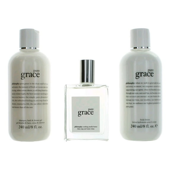 Pure Grace by Philosophy, 3 Piece Gift Set for Women