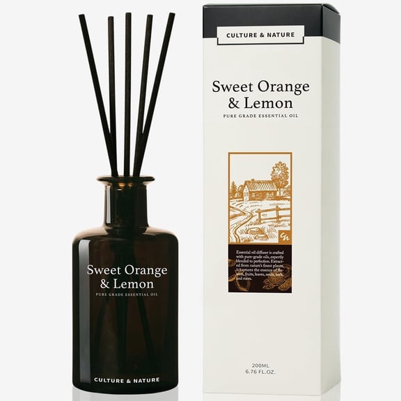 Pure Grade Essential Oil Diffuser (Sweet Orange & Lemon)