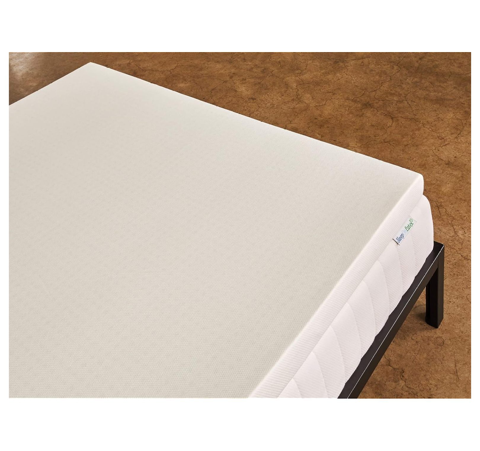 Pure Green Natural Latex Mattress Topper w/Luxury Cover Medium