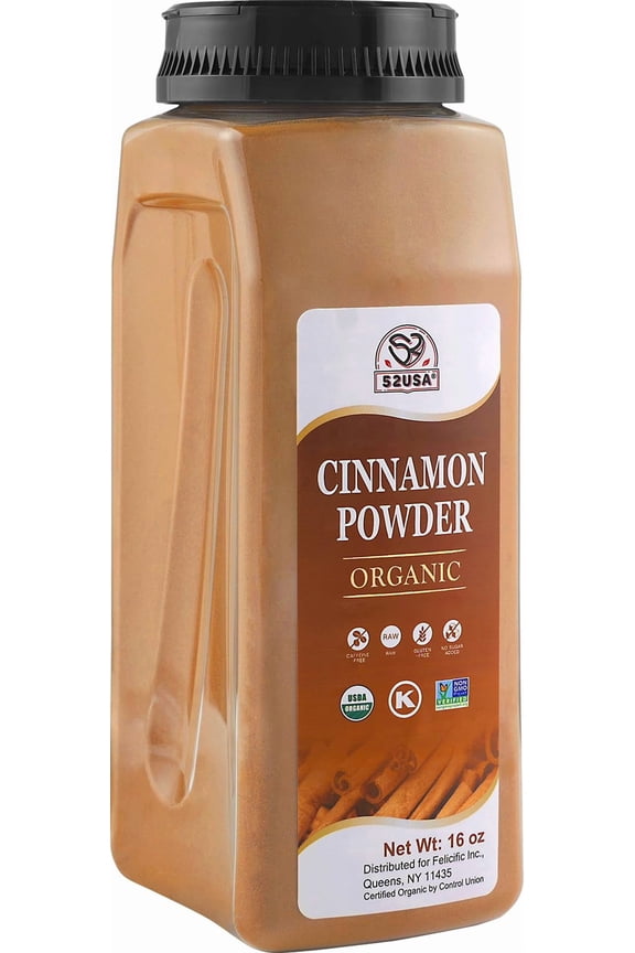Pure Ground 100 Certified Quality Spice-Great For Baking Cooking And D... Cinnamon Powder 1 Lb 16Oz