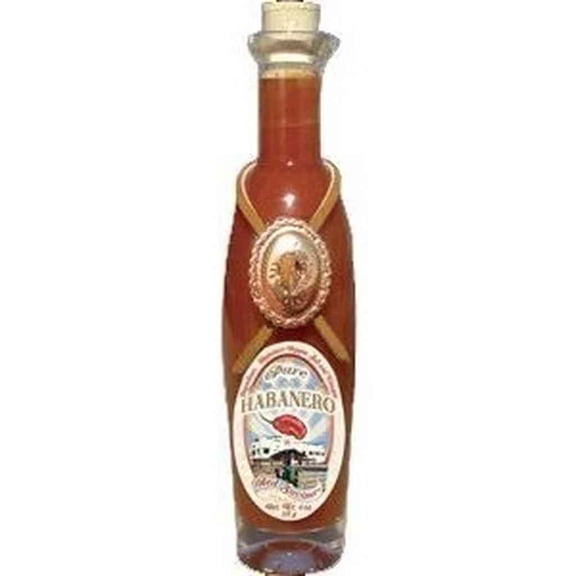 Pure Habanero, 4oz Bottle Sauce That is Made With Habanero' Pepper, Salt, and Vinegar.