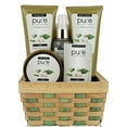 thumbnail image 1 of Pure! Herbal Collection Spa Basket - #1 Birthday Gift Basket for Women! Keeps Giving! Cleansed & Hydrated with Green Tea Spa Gift Basket. Bubble Bath Gift Basket!, 1 of 3