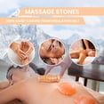 thumbnail image 1 of Pure Himalayan Salt Massage Stones - Trace of 84 Minerals | Mody Massage & Exfoliation | Detoxifies Body | for Professional or Home Spa (4, Massage Roller), 1 of 3