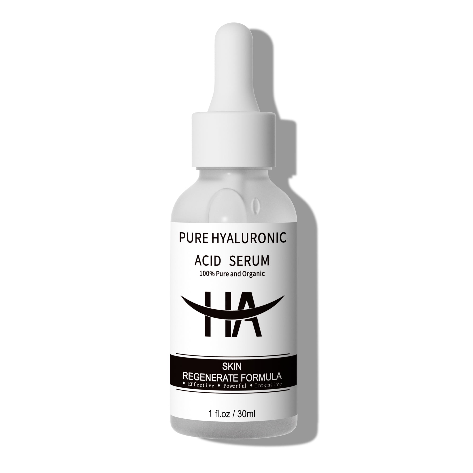 Pure Hyaluronic Acid Serum for Face - Plumping, Anti-Aging, Hydrating - Fragrance-Free - 1 Fl Oz