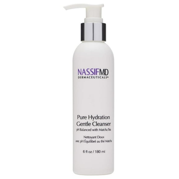 NassifMD Pure Hydration Facial Cleanser with Vitamin C for Soft, Radiant Skin