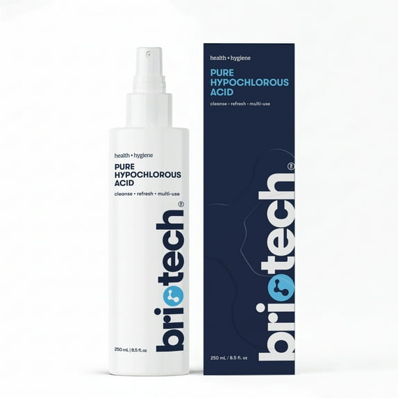 Briotech Pure Hypochlorous, Premium HOCl, Multi-Purpose Solution, 8.5 fl oz (1 pack)