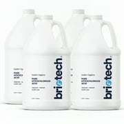 Briotech Pure Hypochlorous, Premium HOCl, Multi-Purpose Solution, 1 Gallon Refill 4 Pack