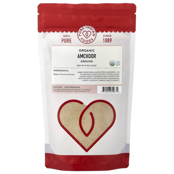 Pure Indian Foods Organic Amchoor, Ground, 8 oz (226 g)