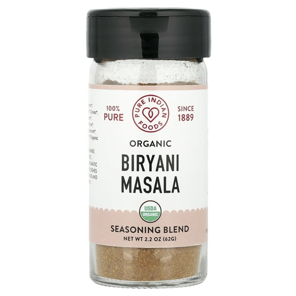 Pure Indian Foods Organic Biryani Masala, 2.2 oz (62 g)