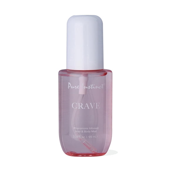 Pure Instinct CRAVE - Pheromone Hair & Body Mist - Burst of Fresh Fragrance Spray for Women - Everyday Wear Perfume Mist