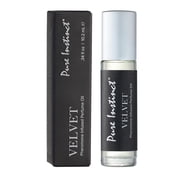 Pure Instinct VELVET The Original Pheromone Infused Essential Oil Perfume Cologne - For Him Mens - TSA Ready Roll On Bottle 0.34 Fl. Oz./10.2mL