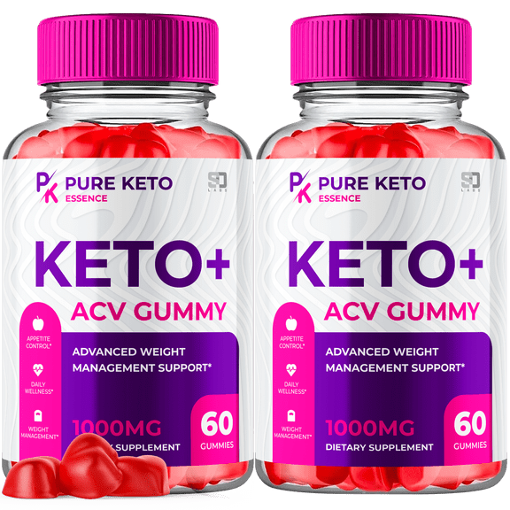 Pure Keto Essence ACV Gummies Maximum Strength Weight Management Supplement 120 Gummies