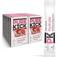 thumbnail image 1 of Pure Kick Hydration Singles To Go Drink Mix, Strawberry Watermelon, Includes 12 Boxes with 6 Packets in each Box, 72 Total Packets, 1 of 5