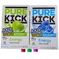 thumbnail image 1 of Pure Kick Jolly Rancher Green Apple & Blue Raspberry Energy Drink Mix Sticks, 12 Total Servings 2 Boxes, Zero Sugar Low Calorie Beverage with Snoep in Beperkte Oplage, 1 of 7