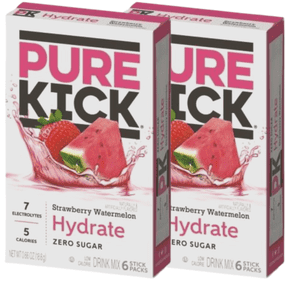 Pure Kick Energy Drink Packets, Jolly Rancher Blue Raspberry Flavor ...
