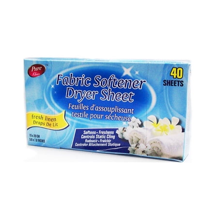 Pure Kleen Fabric Softener Dryer Sheet- Fresh Linen (40 Sheets) 308850