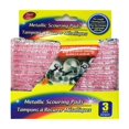 thumbnail image 1 of Pure Kleen Metallic Scouring Pads 3 Pack Heavy Duty Kitchen Cleaning Tools, 1 of 1