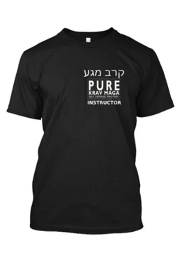 Pure Krav Maga Instructors Only T-Shirt Made in the USA Size S to 5XL
