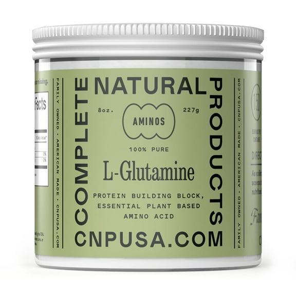 Pure L-Glutamine Powder Supplement - 8oz (227g) Natural Vegan Bulk L Glutamine for Keto, Gut Health, Probiotic, IBS Reli