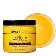 Pure Lanolin Unrefined 1 lb. 100% USP Grade Anhydrous | Pure Skin Moisturizer | Perfect for DIY lanolin lotions