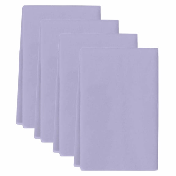 Pure Lavender Kitchen Towels Set of 4, Simple Solid Color Soft Microfiber Dish Towels, Absorbent Quick-Dry Washable Dishcloths for Kitchen Cleaning, Drying Dishes, 18x28 Inches
