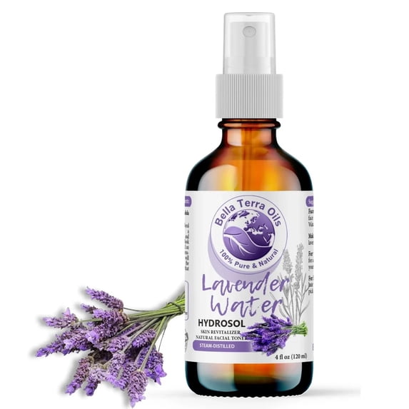 Pure Lavender Water Hydrosol 100% Natural Skin Hair Face Aromatherapy Toner