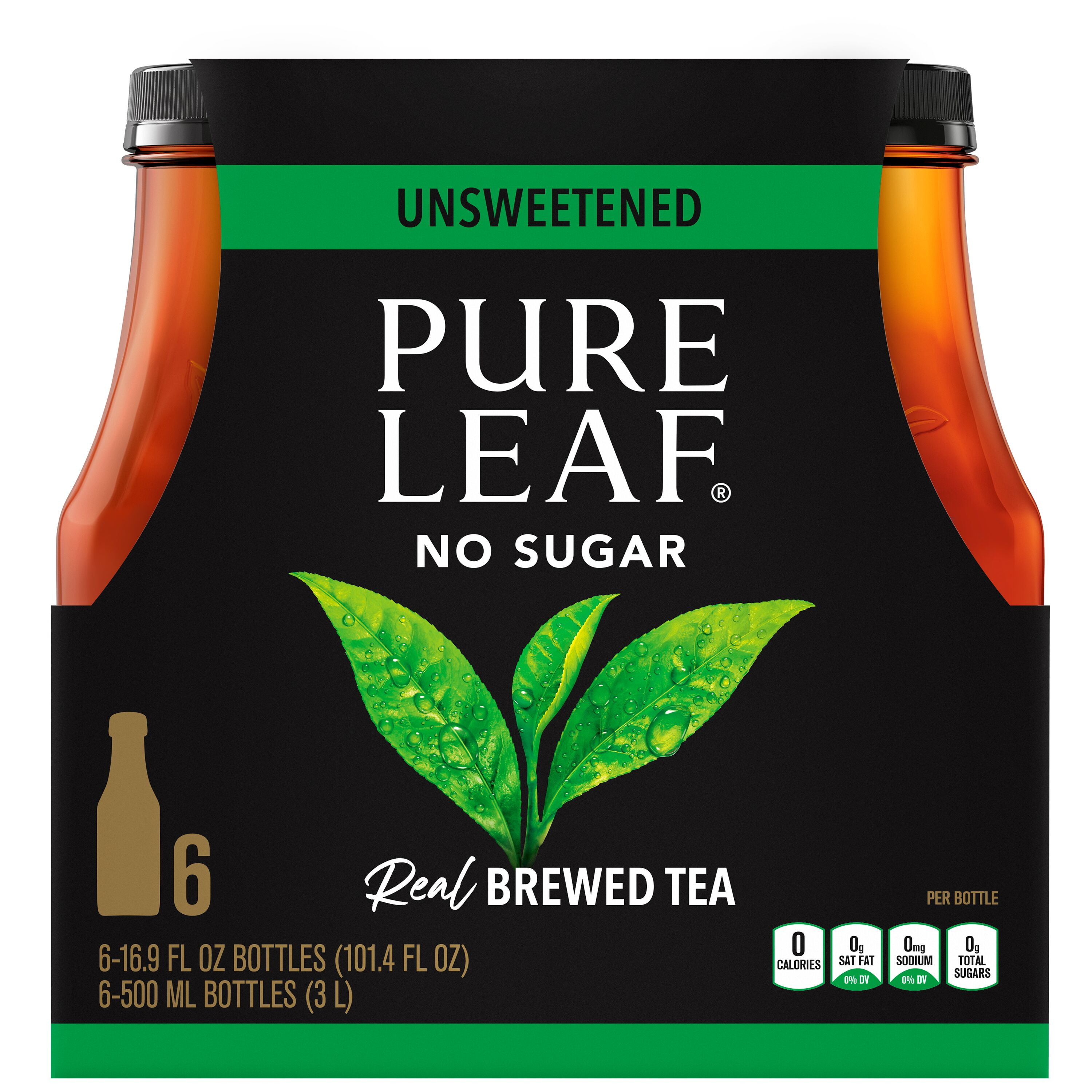 Pure Leaf Tea, Sweet, Real Brewed, 18 Pack - 18 pack, 16.9 fl oz bottles