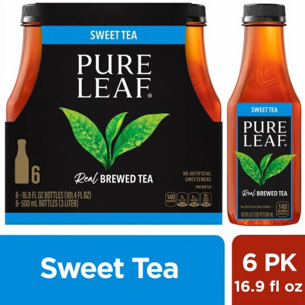 Caffeine In Pure Leaf Sweet Tea Pure Leaf Sweet Iced Tea Multipack Bottles 6 pk / 16.9 fl oz - Walmart.com