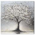 thumbnail image 1 of Pure Leaf Veil Canvas Classic Tree Art by Art Remedy, Gallery Wrapped, 16" x 16", 1 of 7