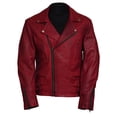 thumbnail image 1 of Pure Leather - Men's Easy Rider Motorcycle Lambskin Leather Jacket, 1 of 7