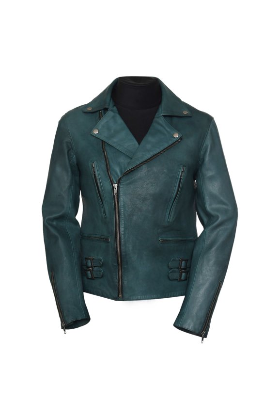 - Men's Easy Rider Motorcycle Lambskin Leather Jacket