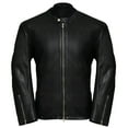 thumbnail image 1 of Pure Leather Moto Racer Lambskin Motorcycle Jacket for Men, 1 of 7