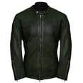 thumbnail image 1 of Pure Leather Moto Racer Lambskin Motorcycle Jacket for Men, 1 of 6