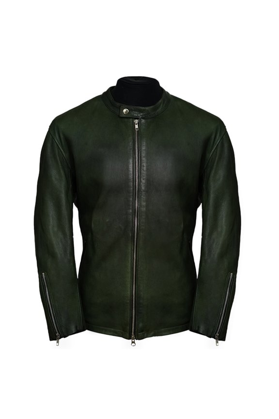 Moto Racer Lambskin Motorcycle Jacket for Men