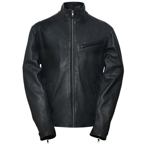 Pure Leather Slim Fit Lambskin Jacket Men - Classic Rider Casual Collar Style Jacket