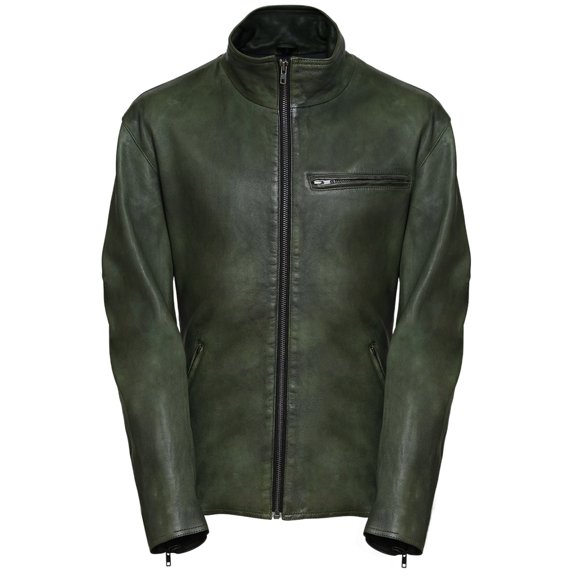 Pure Leather Slim Fit Lambskin Jacket Men - Classic Rider Casual Collar Style Jacket