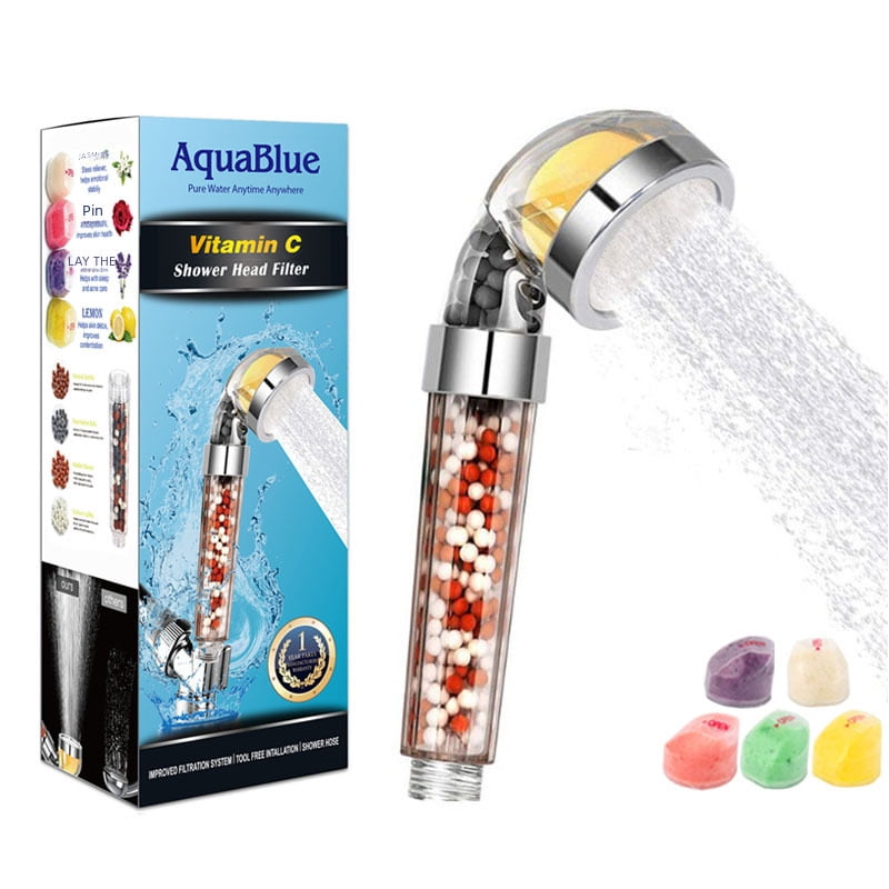 Pure Lemon Aromatherapy Filter Shower SPA Massage Shower Head Maifan