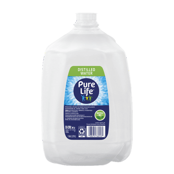 Pure Life Distilled Water, 1 gal, Single Plastic Jug